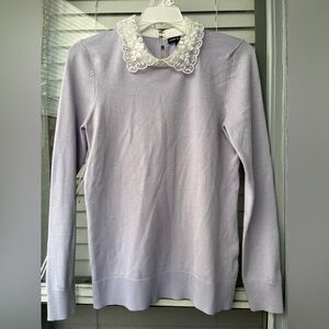 Cable & Gauge Lilac Collared Sweater